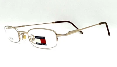 Nuevas gafas Tommy Hilfiger TH 3004 doradas/marrones 44-22-140 con estuche genérico Foto 1 de 4