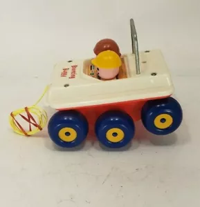 vintage Fisher Price 1973 Vintage Bouncing Buggy Toy Car near mint - Picture 1 of 12