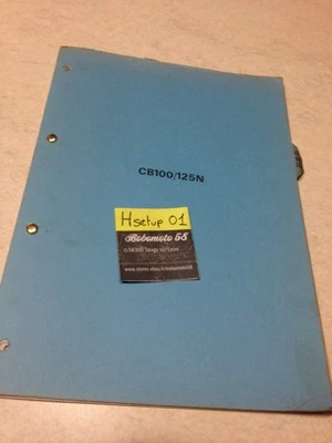 Honda CB100N CB125N CB100 CB125 N CB Manual Preparation Instalacion Set - Hasta - Imagen 1 de 4