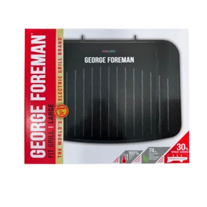 George Foreman Macchina per tostapane grande griglia versatile griglia piastra calda antiaderente - Foto 1 di 6