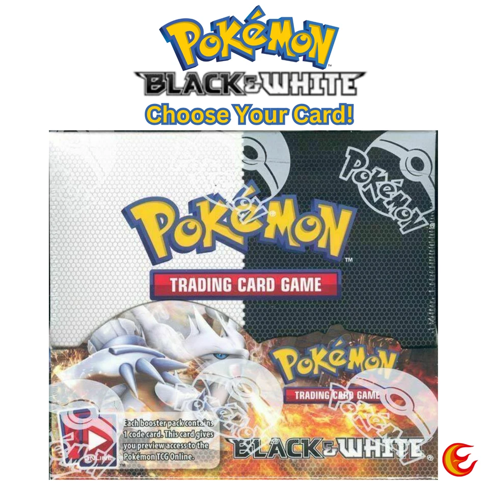 Pokemon Black & White Base Set Choose Your Card 2011 Vintage NM/LP - Image 1 of 1