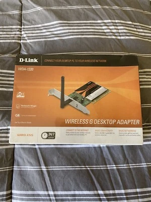 D Link WDA 1320 Wireless G Desktop Adapter Network WiFi Computer **SEALED** NEW* - Image 1 of 4