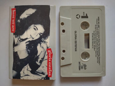 Gloria Estefan - Here We Are / 1-2-3 Cassette Single Tape (Epic, 1989) 34T 73084 - Image 1 of 2