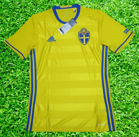 Sweden Soccer Jersey Football Shirt 100% Original S 2016/2017 Home with Tags Cover