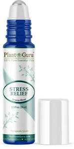 Stress Relief Essential Oil Blend Roll On 10 ml For Aromatherapy - Picture 1 of 3