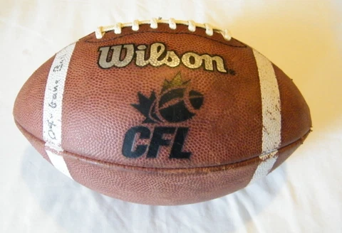 2004 - EDMONTON ESKIMOS / CFL / GAME BALL / WILSON / FOOTBALL Cover
