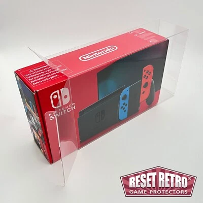 RESET RETRO Schutzhülle passend für Nintendo Switch V1/V2 Konsole OVP game protector Folie