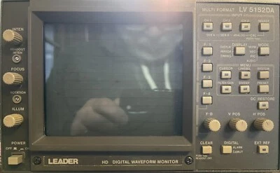 TESTED LEADER LV 5152DA MULTIFORMAT WAVEFORM MONITOR HD-SDI & COMPONENT ANALOG - Image 1 of 4