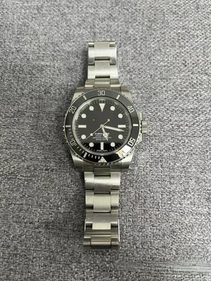 JUEGO HÁGALO USTED MISMO para caja de reloj SUB R 3135 sin fecha + esfera + agujas + correa zafiro 40 mm Foto 1 de 4