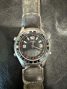 RARE! Casio AMW701D-1AV (3769) Hunting Moon Phase Analog/Digital Men's Watch - Picture 1 of 6