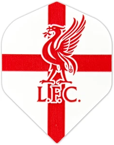 Liverpool FC & England St George Flag Dart Flights – Official Crest – 1 Set - Picture 1 of 2