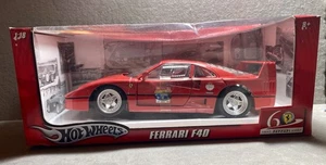 Red Ferrari F40 Hard Top #L2957 - Sealed 2006 Hot Wheels 60th Anniversary 1:18 - Picture 1 of 6