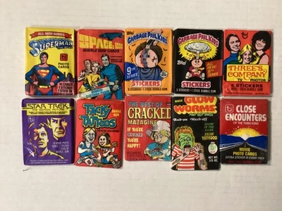 (10) PACKS DE CERA SELLADA EN EXCELENTE ESTADO Foto 1 de 2