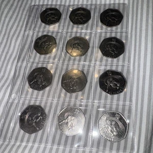 12 X 2011 Goalball London Olympic 50p Fifty Pence Coin (Circulated) - Picture 1 of 3