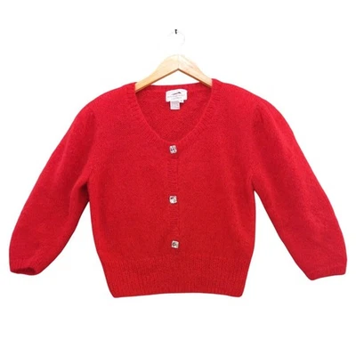 Cárdigan de Colección Jennifer Reed Petite Mezcla Mohair Imitación Tejido a Mano Talla M Foto 1 de 4