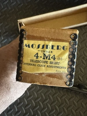 Mossberg 4-M-4 (b) New Old Stock In Original Box. Very Rare Find. - Image 1 of 4