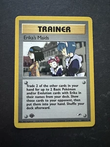 Pokemon Gym Heroes 1. Edition Trainer Erika’s Maid 109/132 - Bild 1 von 2