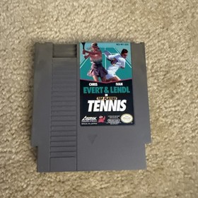 Top Players Tennis Evert and Lendl (Nintendo NES, 1990) Game Cartridge Only)