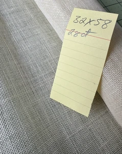 linen 28 count 32 x 58 inch ivory color stitch fabric - Picture 1 of 2