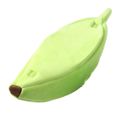 Casa para animais de estimação Green Bananas, aconchegante casa portátil para animais de estimação, tapete e suprimentos para cachorros - Imagem 1 de 4