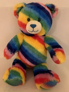 Build-a-Bear Rainbow Teddy Bear Soft Plush Toy 25 Years Anniversary Celebration - Picture 1 of 4