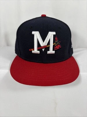 MilB Mississippi Braves 59FIFTYMen's Fitted New Era Cap MiLB Size 7 1/2 - Image 1 of 4