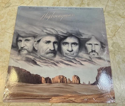 “Highwayman” Jennings, Nelson, Cash, Kristofferson. NM- Vinyl LP. In Shrink. - Image 1 of 4