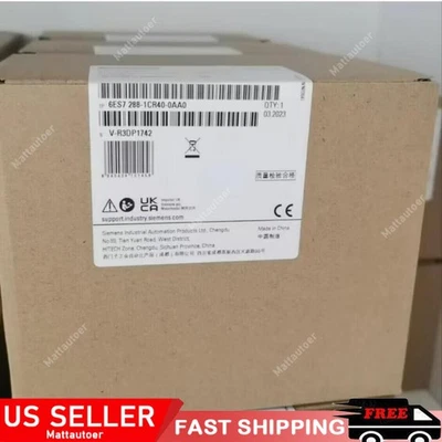 New Siemens 6ES7288-1CR40-0AA0 SIMATIC S7-200 SMART CPU CR40 6ES7 288-1CR40-0AA0 - Image 1 of 4