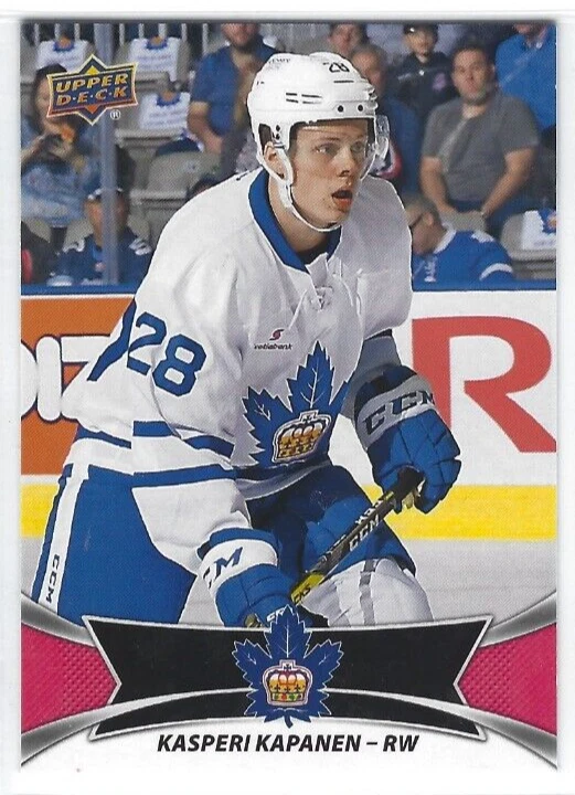 2016-17 Upper Deck AHL #121 Kasperi Kapanen red parallel - Image 1 of 1