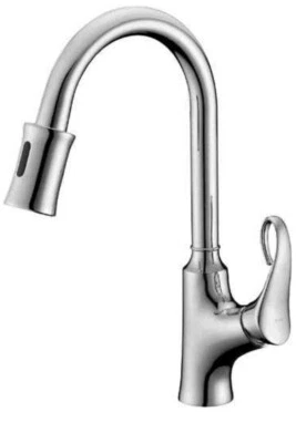 Signature Hardware Waldron One-Hole Touchless Kitchen Faucet - Chrome - Image 1 of 2