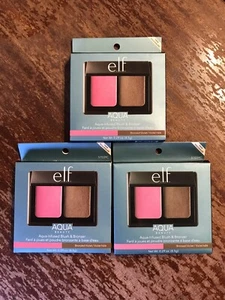 Lote de 3 rubor y bronceador elfo Aqua Beaty rubor infundido 0,29 oz 8,5 g 57039C - Imagen 1 de 4