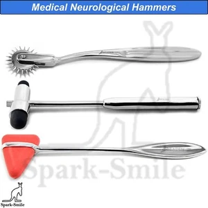 Neurological Percussion Reflex Hammer Pin Wheel Neuro Surgical Pinwheel Tools - Bild 1 von 4