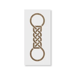 Keltische Knotenschablone - robuste & wiederverwendbare Mylarschablonen - Bild 1 von 5