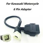 For Kawasaki 6 Pin OBD2 Motorcycle Cable Diagnostic Scanner Adapter Connector