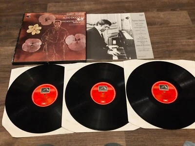 Aldo Ciccolini - Saint Saens - The Five Piano Concertos 12" x3 LP album box set - Image 1 of 4