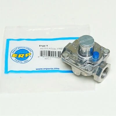 气体压力调节器 1/2 英寸 x 1/2 英寸天然 4 英寸 LP 10 英寸 ERPR1 (Harper 4600S0001) — 第 1/4 张图片