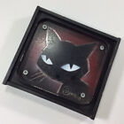 Rare Emily Strange One Of A Kind Mystery Black Cat Metal Scratch Art Halloween
