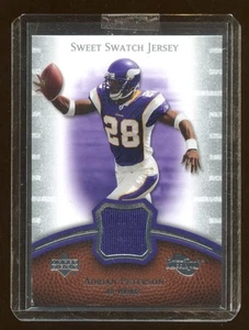 ADRIAN PETERSON 2007 UD SWEET SPOT RC GAME WORN JERSEY SWATCH JERSEY  RARE - Picture 1 of 1