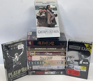 Lot of 10 SEALED VHS Movies - Drama- Exploitation/ Crime/War/Comedy NEW! - Picture 1 of 8