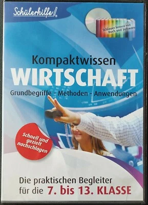 Schülerhilfe, Kompaktwissen Wirtschaft 7.- 13. Klasse 2 CD Software mit Heft Neu - Bild 1 von 2