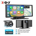 XGODY 4K 10.26'' Dashcam Carplay Radio samochodowe Android FM Bluetooth Apple AutoCamera