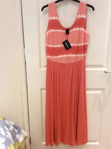 BNWT Maxi Dress By “Best Connections” @ Kaleidoscope, Tie Dye ,CHEST 34 “ L 50”. - Picture 1 of 12