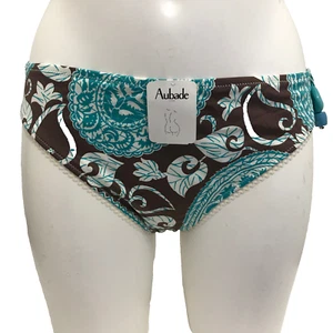 Pantalones de bikini Aubade Lagune grandes 14 fr 4 estampado floral calzoncillos pantalones trajes de baño - Imagen 1 de 6
