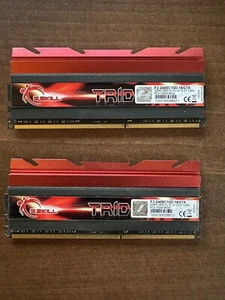 ✅ CL10 DDR3 2400 MHz G.Skill TridentX 16GB =2x 8GB PC3-19200 Memory RAM - Picture 1 of 2