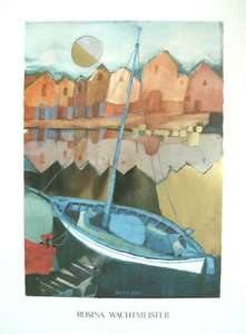 ROSINA WACHTMEISTER KUNSTDRUCK SILKSCREEN PRINT POSTER LE PETIT PORT 80x60cm - Bild 1 von 5