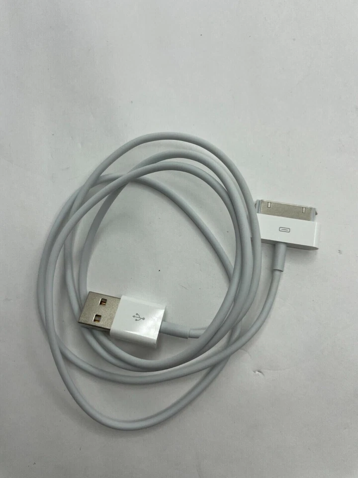 Original Apple USB Charger Data Sync Cable for iPhone 4/4S, 3S, iPod, iPad 2/3 - Image 1 of 1