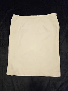 Pendleton Woolen Mills Midi Classic Wool Skirt Ivory Women's Size 18 Career Work - Picture 1 of 6