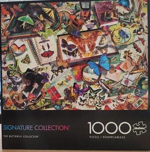 Signature Collection "The Butterfly Collector" 1000-piece puzzle by Buffalo Game - Picture 1 of 2