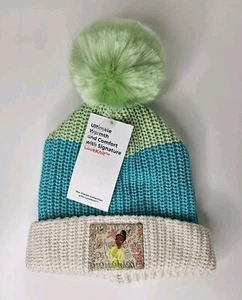 Disney Parks Love Your Melon Hat Princess Tiana Knit Pom Pom Winter Beanie NEW - Picture 1 of 11