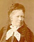 CDV Carte De Visite Maria Tesch Linkoping older Victorian lady portrait #27
